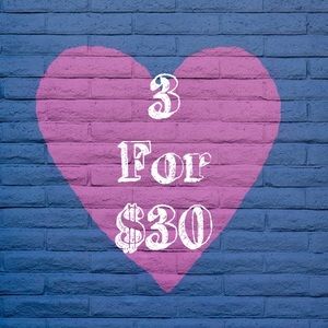 3 Items for $30